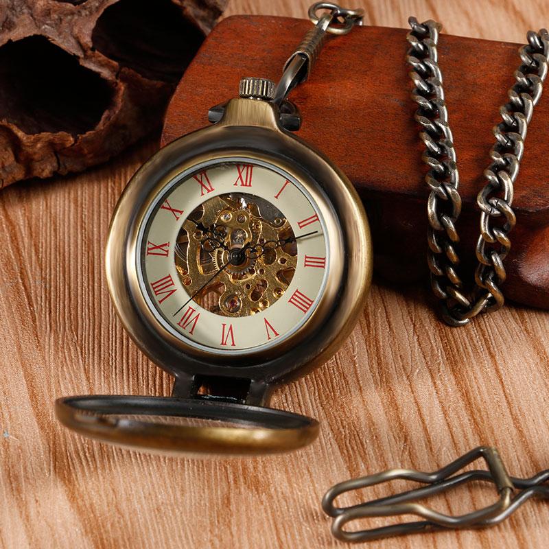 Montre de poche Loupe Squelette