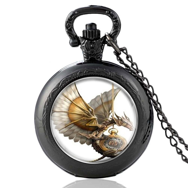 montre gousset dragon steampunk